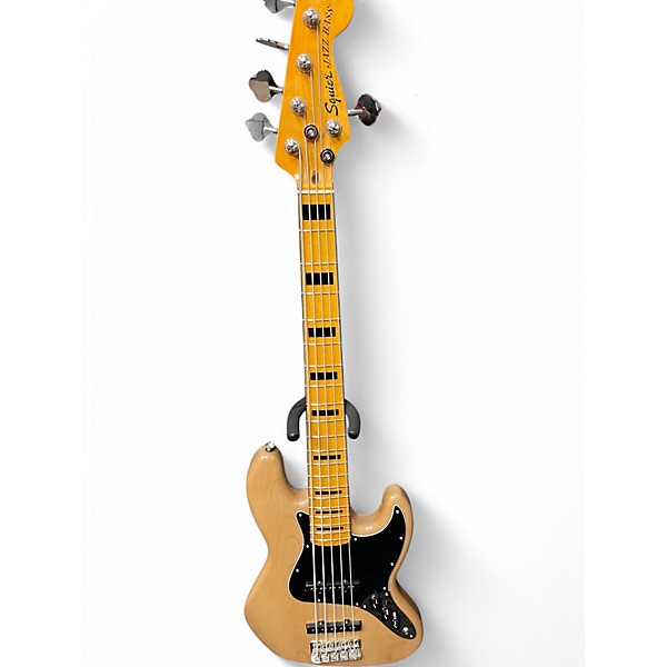 Used Squier CLASSIC VIBE 70S V Natural Electric Bass Guitar