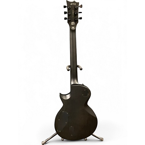 Used 2015 Esp Ltd Eclipse 40th Anniversary See Thru Black Satin Solid Body Electric Guitar