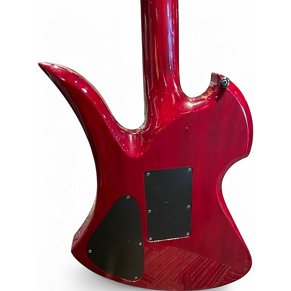 Used B.C. Rich Mockingbird STC Trans Red Solid Body Electric Guitar