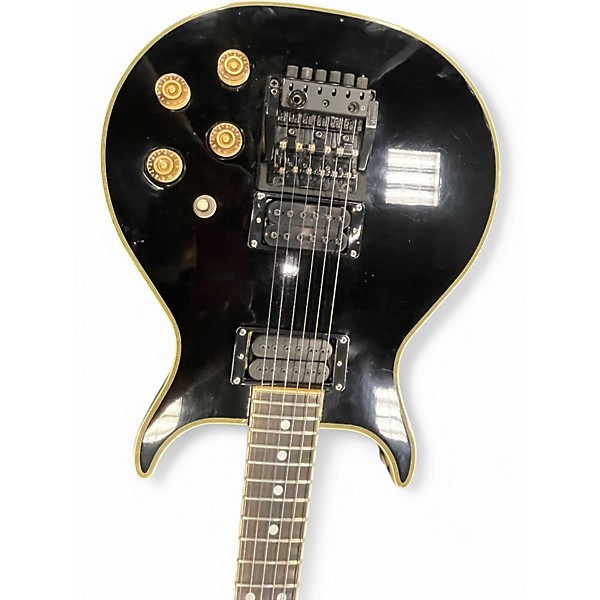 Used 1980s Washburn FALCON Black Solid Body Electric Guitar