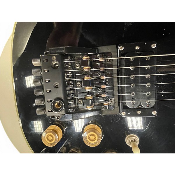 Used 1980s Washburn FALCON Black Solid Body Electric Guitar