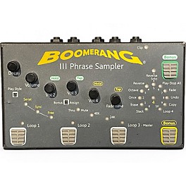Used Boomerang III Phrase Sampler Pedal