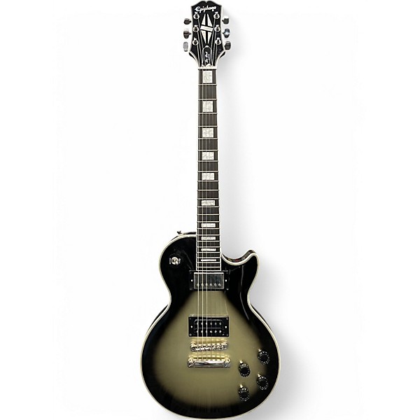Used Epiphone ADAM JONES LES PAUL CUSTOM ART COLLECTION Silverburst Solid Body Electric Guitar,Specials : American Fashion Style Bags On Sale