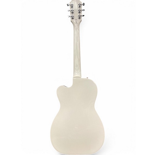 Used Airline Tenor Tuxedo White Solid Body Electric Guitar