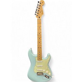 Used Fender Artist Series Jimmie Vaughan Tex-Mex Stratocaster Blue Solid Body Electric Guitar