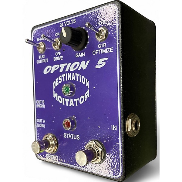 Used Option 5 Destination Rotation Effect Pedal