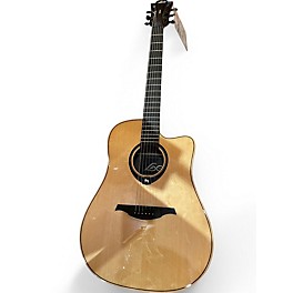 Used Lag Guitars HYVIBE Natural Acoustic Electric Guitar