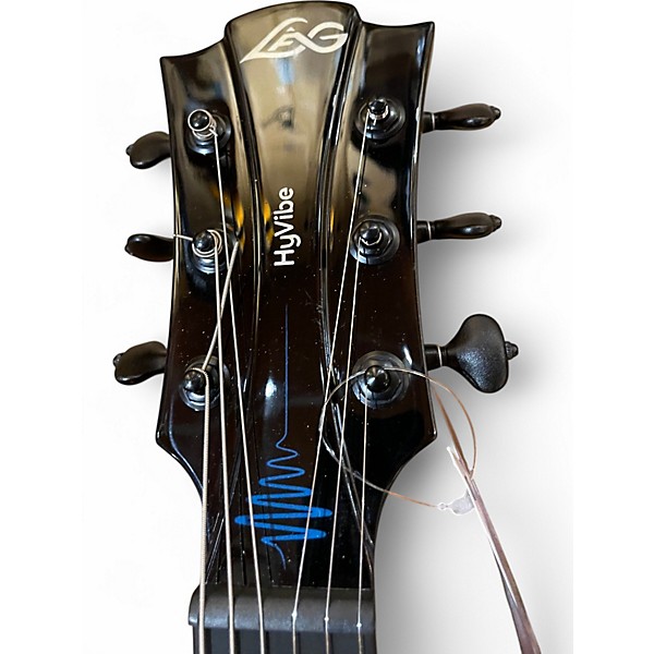 Used Lag Guitars HYVIBE Natural Acoustic Electric Guitar
