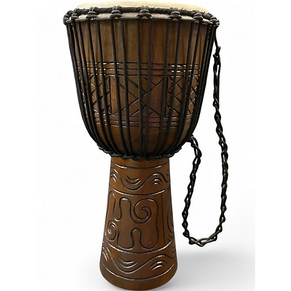 Used MEINL Artifact Series Hand Carved Djembe  Djembe