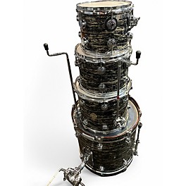 Used DW 4 Piece Collector's Series Black Oyster Drum Kit