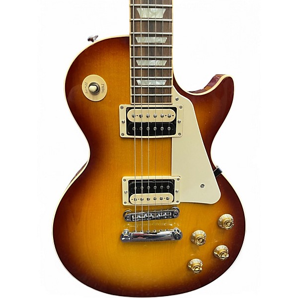 Used 2016 Gibson Les Paul Classic 2 Color Sunburst Solid Body Electric Guitar