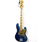 Used 2021 Fender American Ultra Jazz Bass Blue Electric Bass Guitar thumbnail