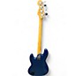 Used 2021 Fender American Ultra Jazz Bass Blue Electric Bass Guitar