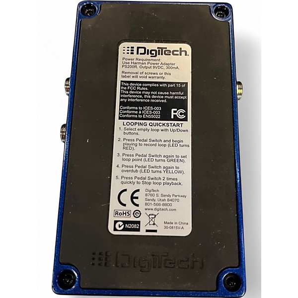 Used DigiTech JamMan Looper / Phrase Sampler Pedal