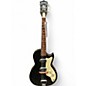 Vintage 1960s Kay CUSTOM KRAF MIDNIGHT SPECIAL SPARKLE BLACK Hollow Body Electric Guitar thumbnail