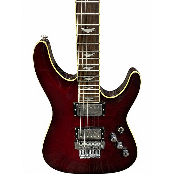 Used Schecter Guitar Research C1FR RED Solid Body Electric Guitar