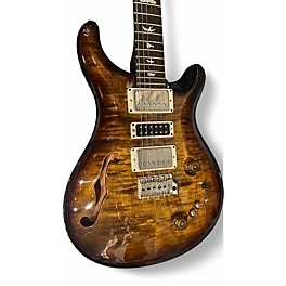 Used 2023 PRS Special 22 Black and Gold Hollow Body Electric Guitar