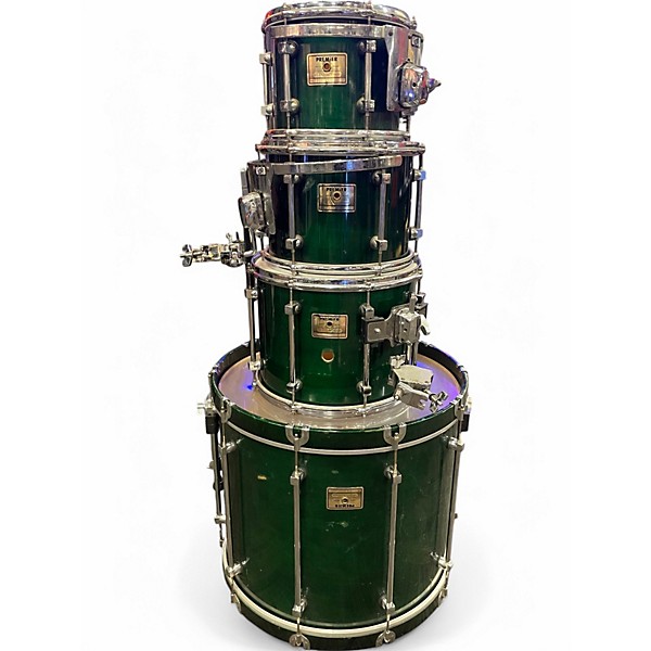 Vintage 1990s Premier 4 Piece Signia Marquis Emerald Green Drum Kit,Specials : American Fashion Style Bags On Sale