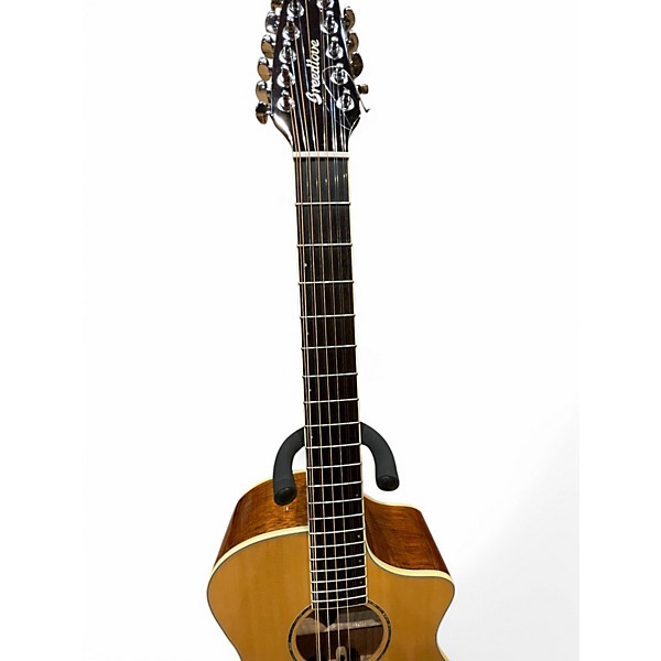 Used Breedlove Studio-12 Natural 12 String Acoustic Electric Guitar