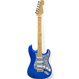 Used 2003 Fender American Standard Stratocaster Blue Solid Body Electric Guitar
