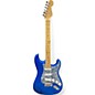 Used 2003 Fender American Standard Stratocaster Blue Solid Body Electric Guitar thumbnail