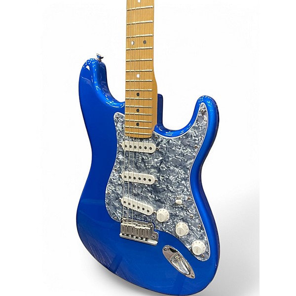Used 2003 Fender American Standard Stratocaster Blue Solid Body Electric Guitar