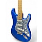 Used 2003 Fender American Standard Stratocaster Blue Solid Body Electric Guitar
