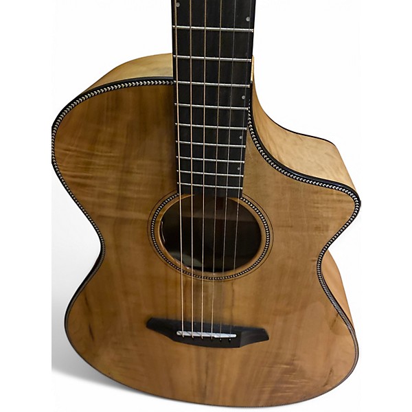 Used Breedlove Oregon Concert CE Natural Acoustic Electric Guitar