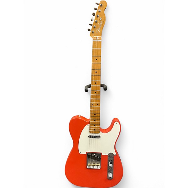 Used 2019 Fender Vintera 50s Telecaster Fiesta Red Solid Body Electric Guitar