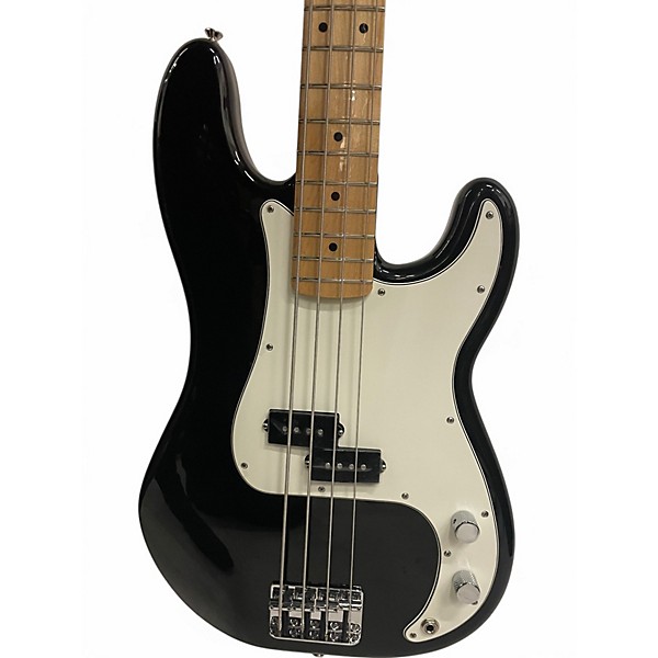 Used 2016 Fender Player Precision Bass Black Electric Bass Guitar