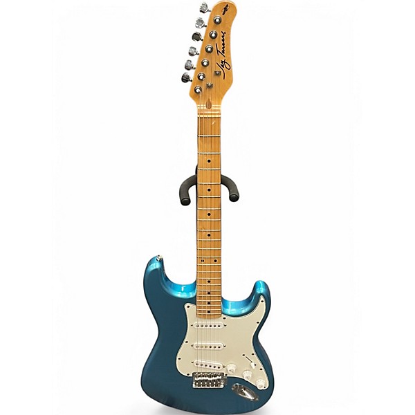 Used Jay Turser S Style Blue Solid Body Electric Guitar
