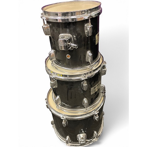 Used Mapex 5 Piece Voyager Black Drum Kit
