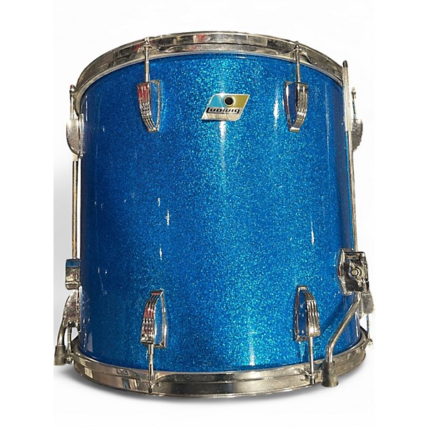 Vintage 1971 Ludwig 5 Piece Pro Beat BLUE SPARKLE Drum Kit