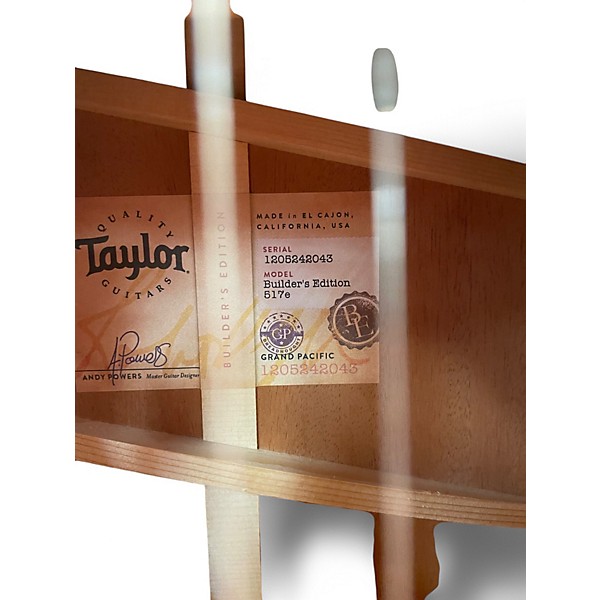 Used Taylor 517E Natural Acoustic Electric Guitar