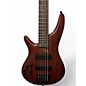 Used Ibanez SR505 5 String Left Handed Natural Electric Bass Guitar
