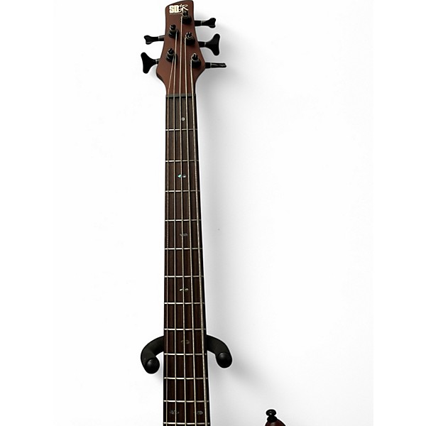 Used Ibanez SR505 5 String Left Handed Natural Electric Bass Guitar