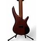 Used Ibanez SR505 5 String Left Handed Natural Electric Bass Guitar