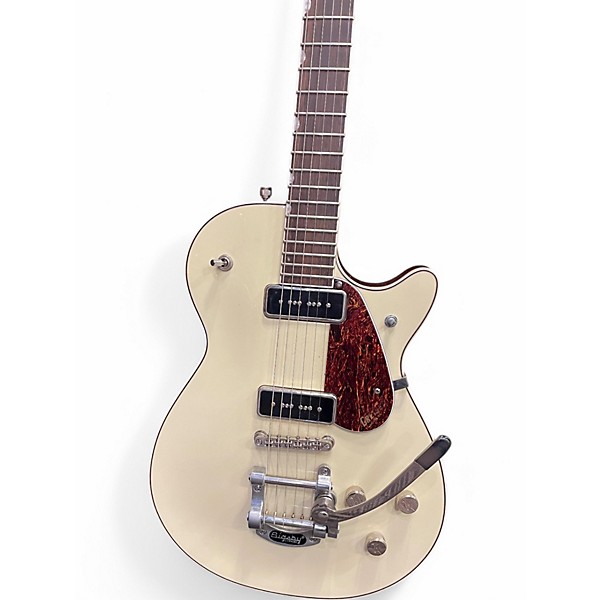 Used Gretsch Guitars G5210- P90 ELECTROMATIC JET Vintage White Solid Body Electric Guitar