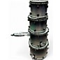 Used Mapex 5 Piece Saturn Black Silver Sparkle Drum Kit