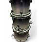 Used Mapex 5 Piece Saturn Black Silver Sparkle Drum Kit