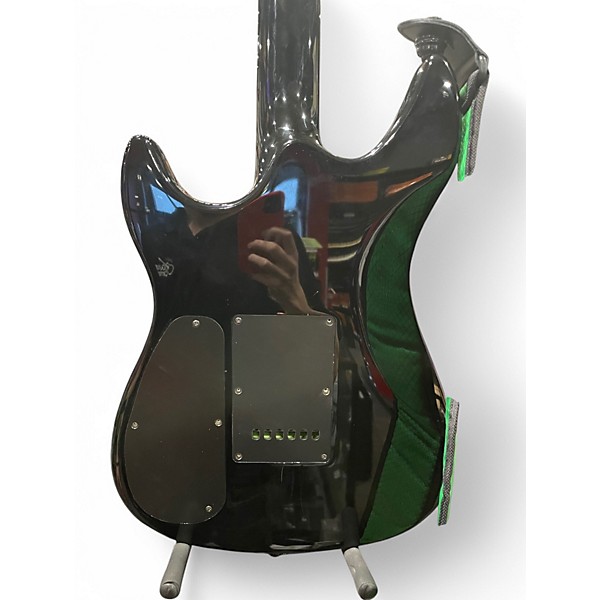 Used Switch Vibracell Green Burst Solid Body Electric Guitar