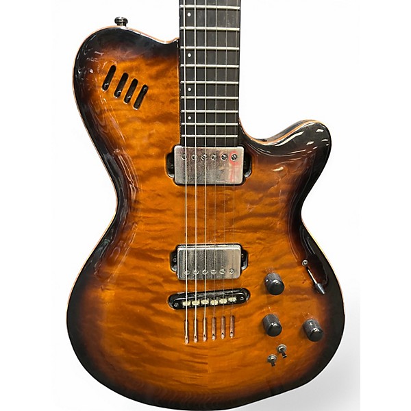 Used Godin LGX-SA Tobacco Burst Solid Body Electric Guitar