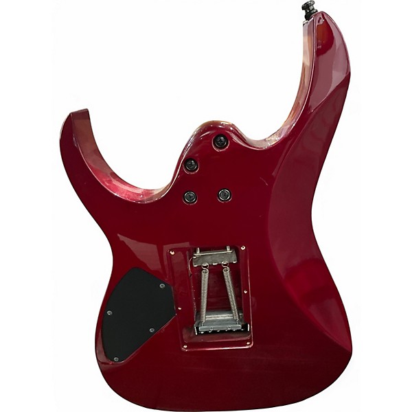 Used 2000s Ibanez RG1420F 10th Anniversary Trans Red Solid Body Electric Guitar