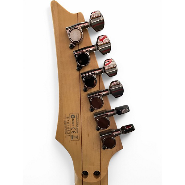 Used 2000s Ibanez RG1420F 10th Anniversary Trans Red Solid Body Electric Guitar