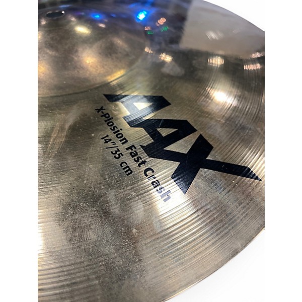 Used SABIAN 14in AAX X-PLOSION FAST CRASH Cymbal