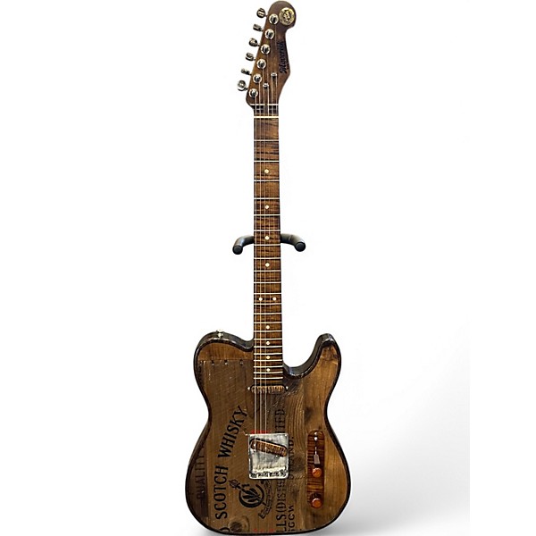 Used Walla Walla Guitar Company MAVERICK WHISKY BARREL Hollow Body Electric Guitar,Specials : American Fashion Style Bags On Sale