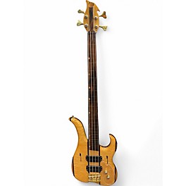Used Linc Luthier Natural Electric Bass Guitar