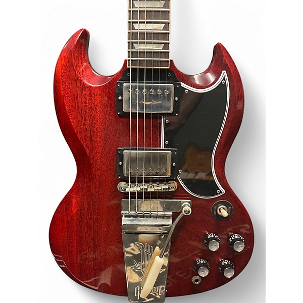 Used 2024 Gibson Gibson Custom 1964 SG Standard Reissue With Maestro Vibrola Cherry Solid Body Electric Guitar