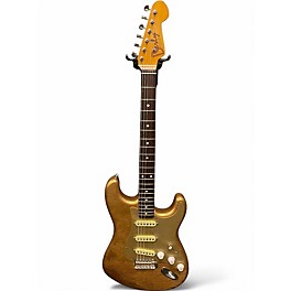 Used Berly S-Type Gold Solid Body Electric Guitar
