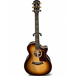Used Taylor 414CE V-Class Shaded Edge Burst Acoustic Electric Guitar
